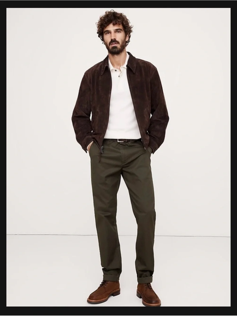 NWT Banana Republic Men’s Athletic Slim Stretch Chino, 34 waist 34 length